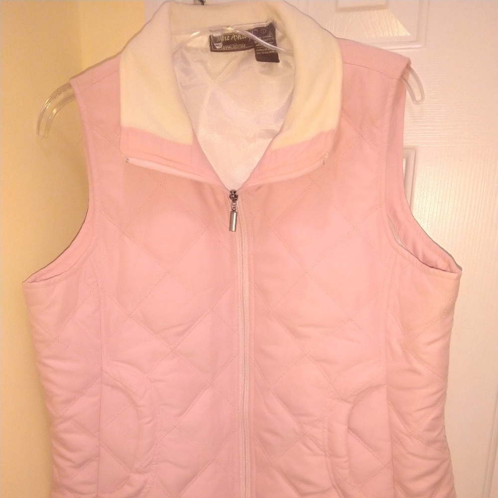 JANE ASHLEY  VEST FINAL SALE!  QUILTED WOMEN PINK